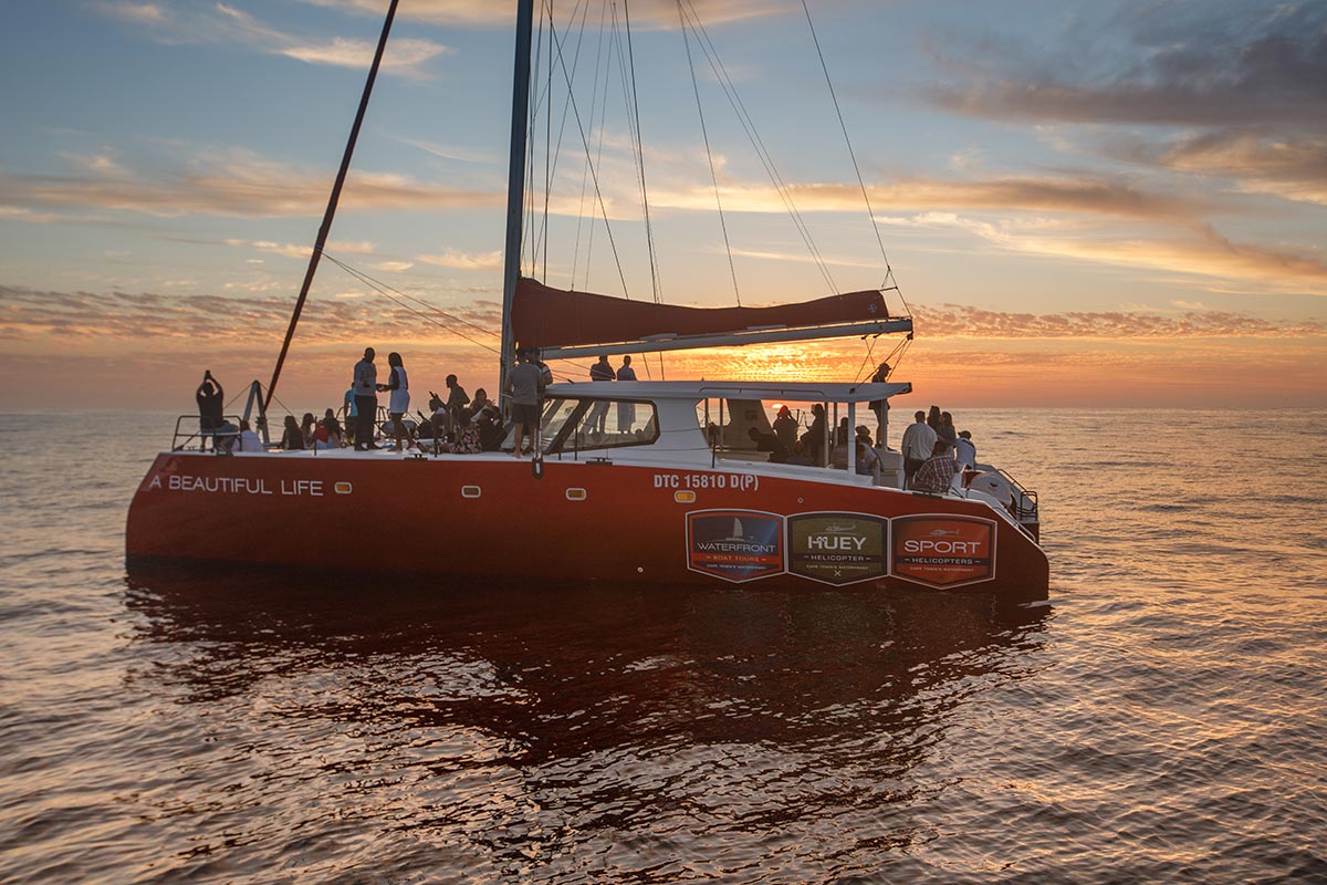 3 Hour Catamaran Sunset Cruise Cape Town